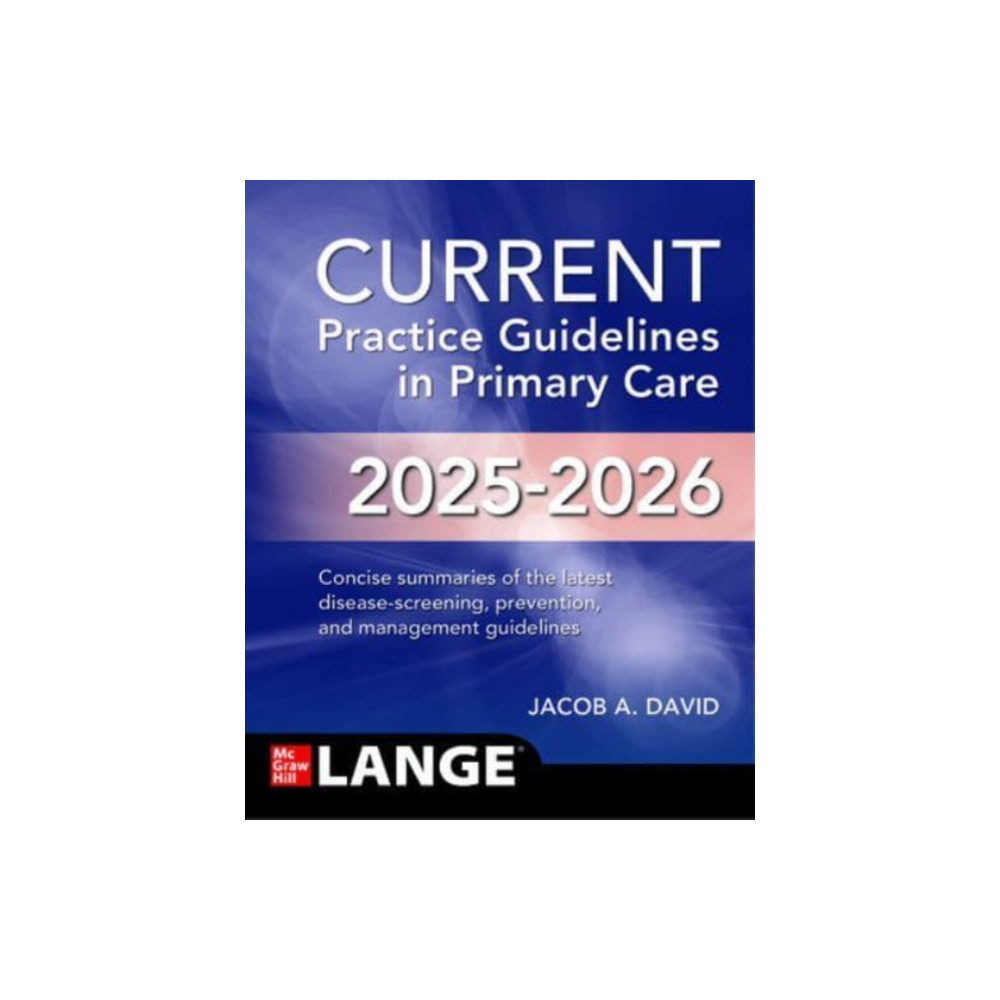 Produktbild för CURRENT Practice Guidelines in Primary Care 2025-2026 (häftad, eng)