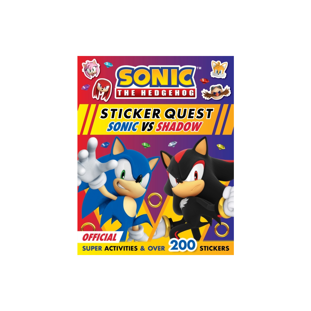 Produktbild för Sonic the Hedgehog Sticker Quest: Sonic vs Shadow (häftad, eng)