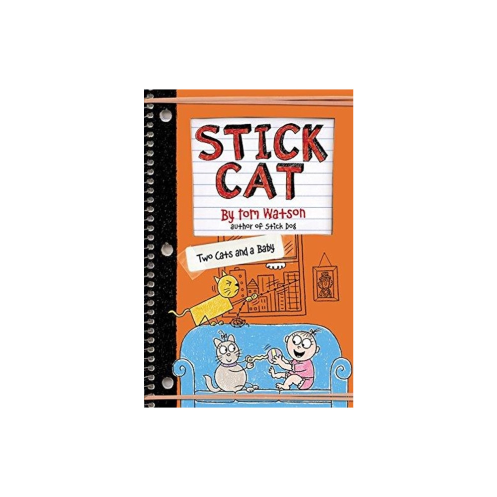 Produktbild för Stick Cat: Two Cats and a Baby (inbunden, eng)
