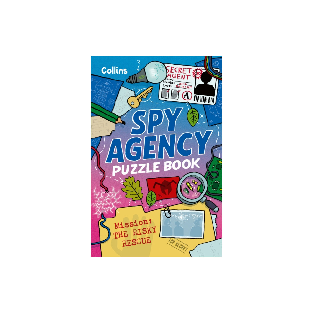 Produktbild för Spy Agency Puzzle Book – The Risky Rescue (häftad, eng)
