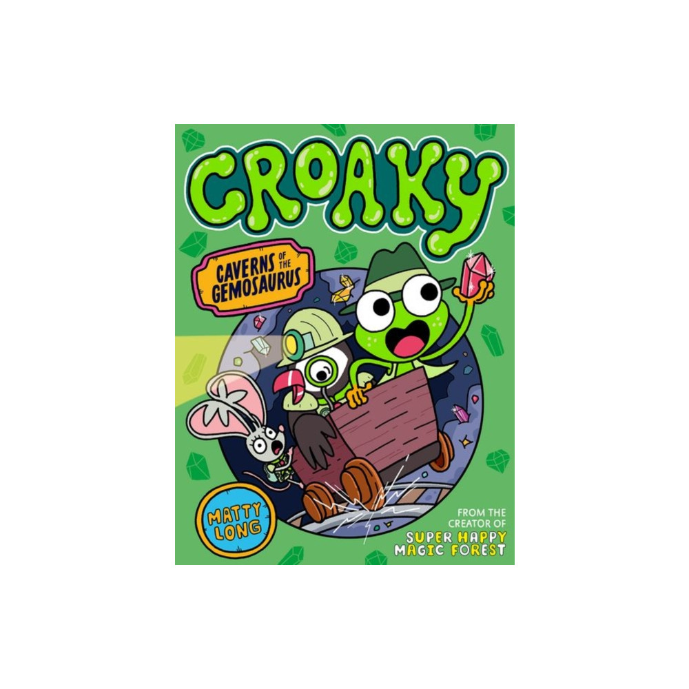 Produktbild för Croaky: Caverns of the Gemosaurus (häftad, eng)