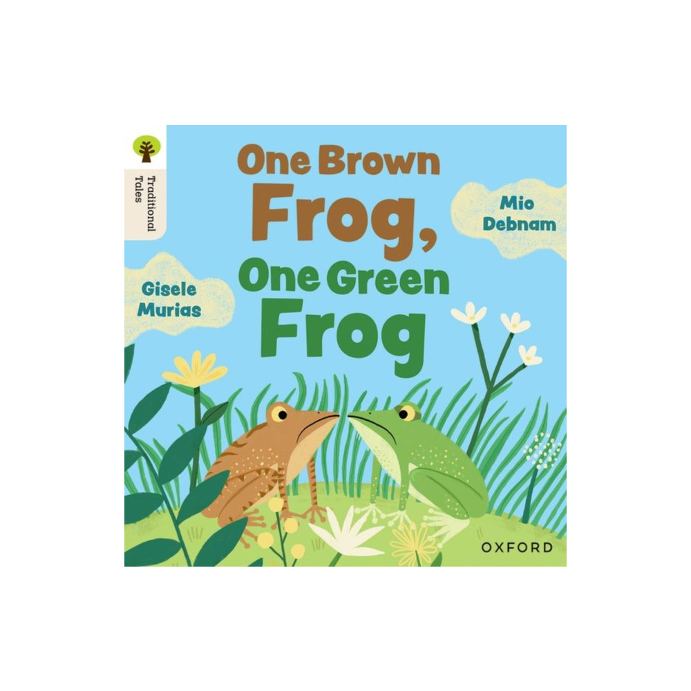 Produktbild för Oxford Reading Tree Traditional Tales: Level 4: One Brown Frog, One Green Frog (häftad, eng)