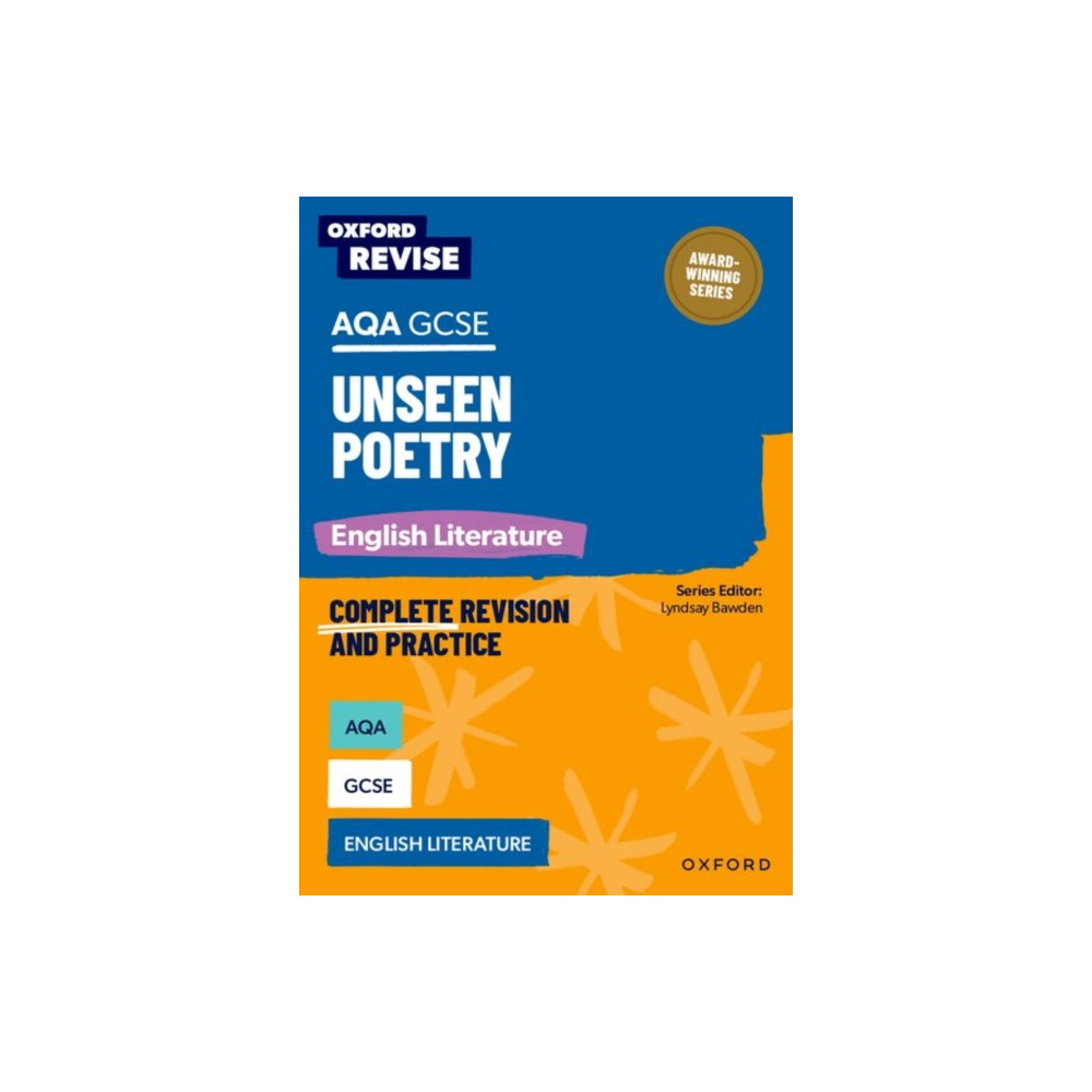 Produktbild för Oxford Revise: AQA GCSE English Literature: Unseen Poetry (häftad, eng)