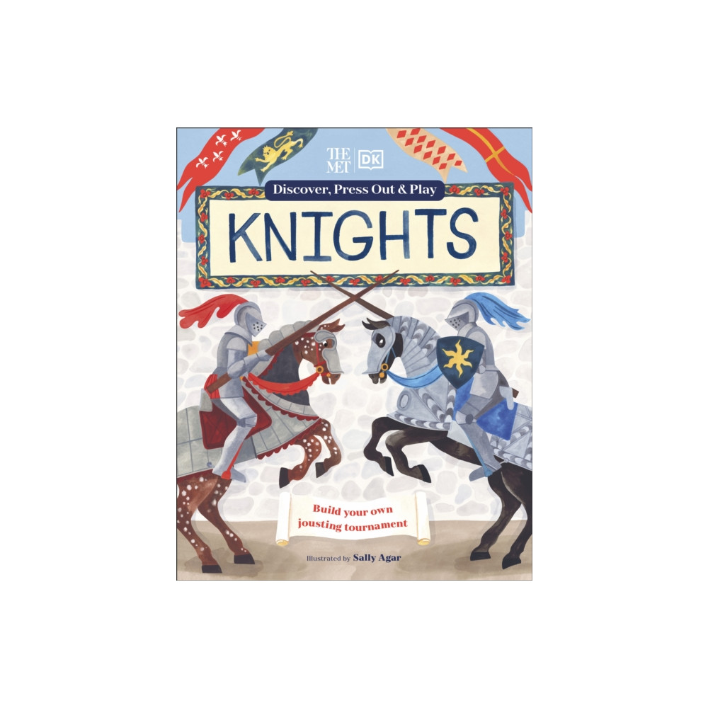 Produktbild för The Met Knights Discover, Press Out & Play (inbunden, eng)