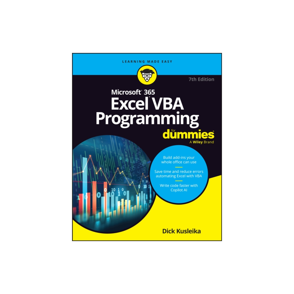 Produktbild för Microsoft 365 Excel VBA Programming For Dummies (häftad, eng)