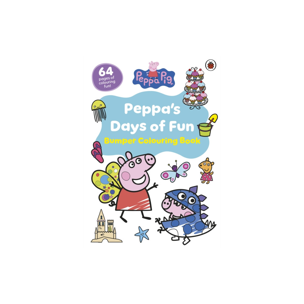 Produktbild för Peppa Pig: Peppa’s Days of Fun Bumper Colouring Book (häftad, eng)