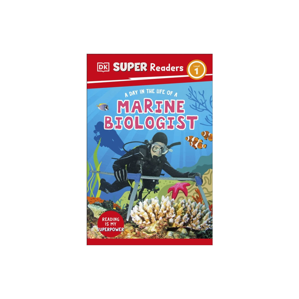 Produktbild för DK Super Readers Level 1 A Day in the Life of a Marine Biologist (häftad, eng)