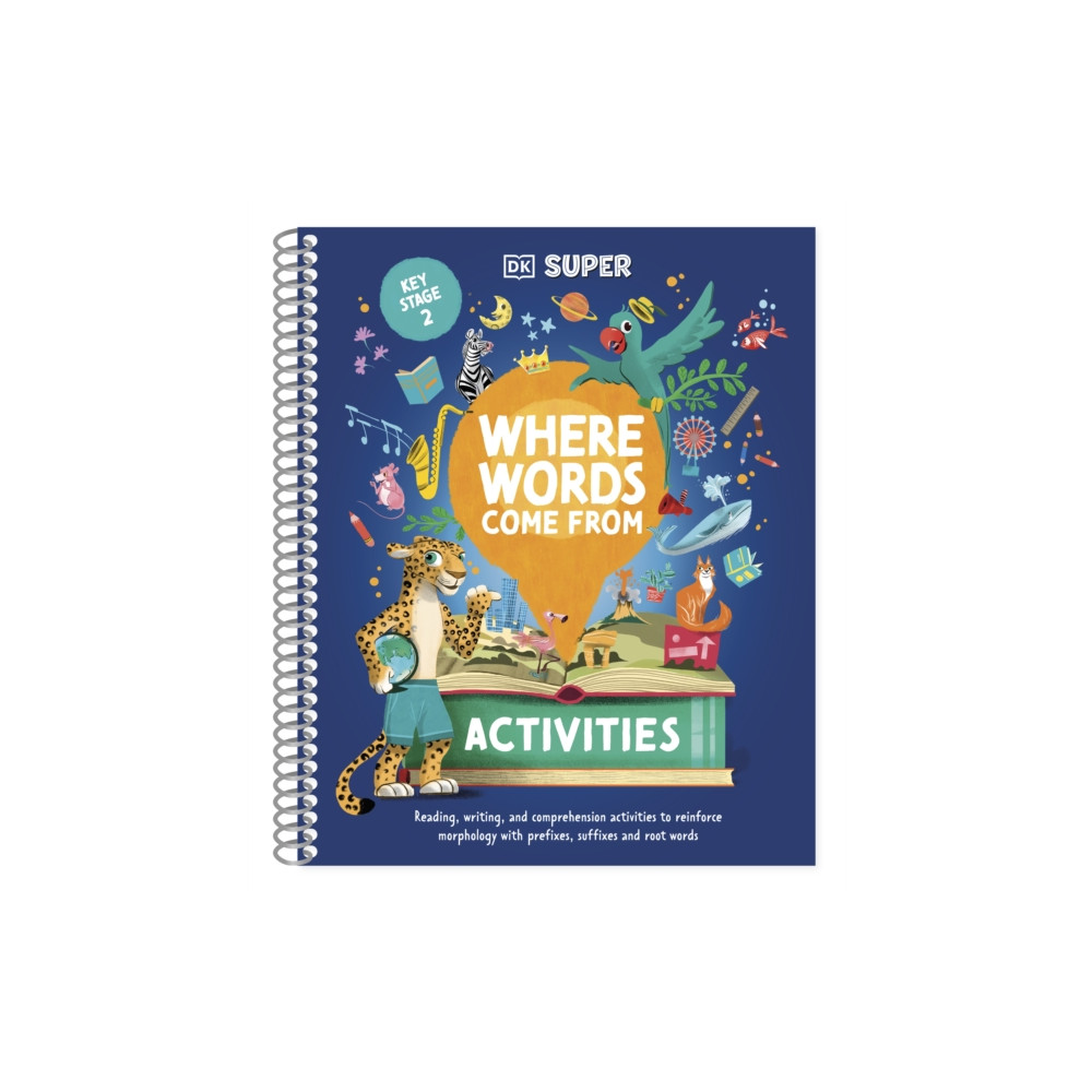 Produktbild för DK Super Where Words Come From Activities (bok, spiral, eng)