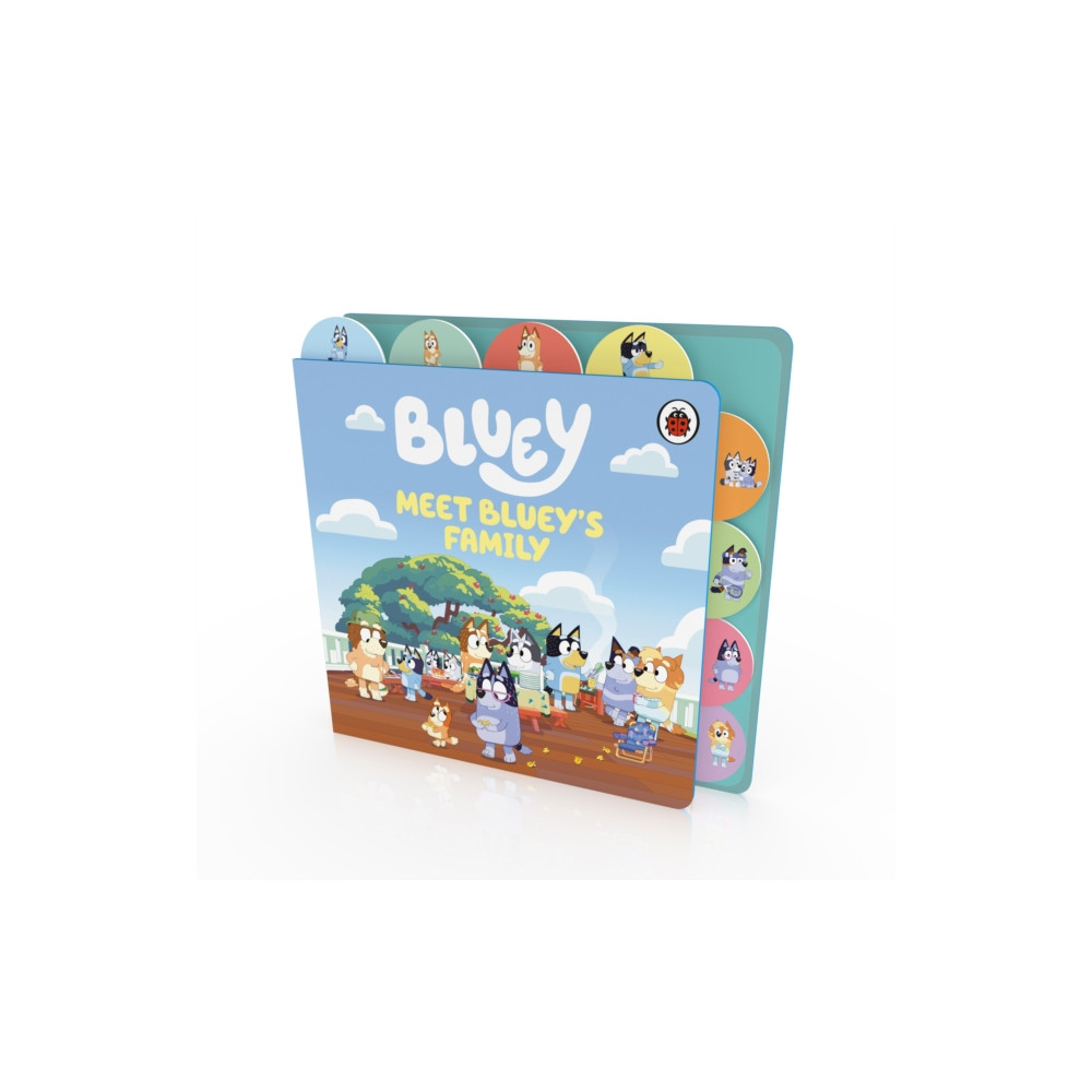 Produktbild för Bluey: Meet Bluey's Family: Tabbed Board Book (bok, board book, eng)