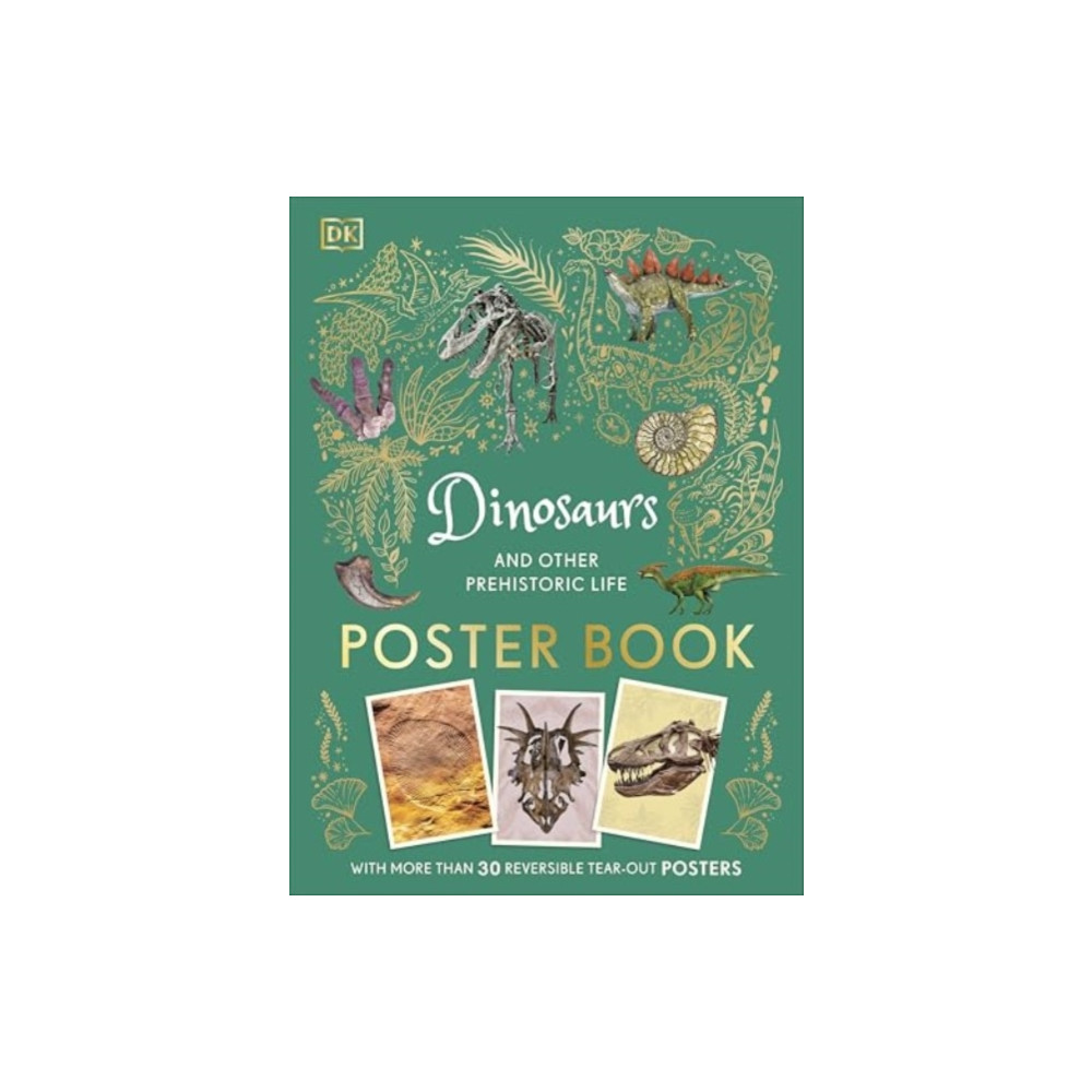 Produktbild för Dinosaurs and Other Prehistoric Life Poster Book (häftad, eng)