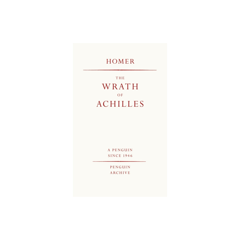 Produktbild för The Wrath of Achilles (häftad, eng)