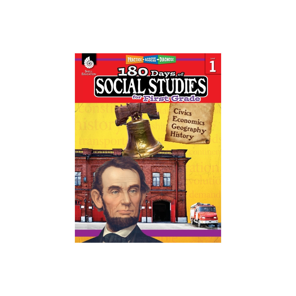 Produktbild för 180 Days™: Social Studies for First Grade (häftad, eng)