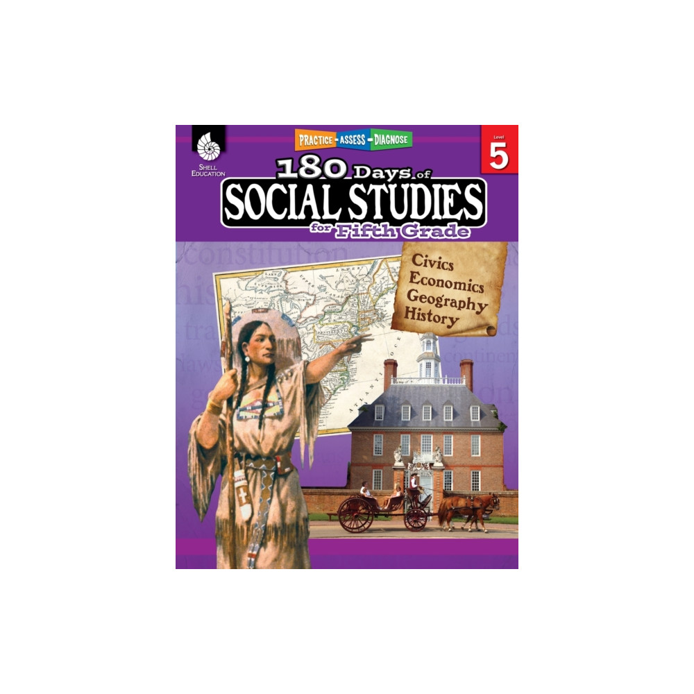 Produktbild för 180 Days™: Social Studies for Fifth Grade (häftad, eng)