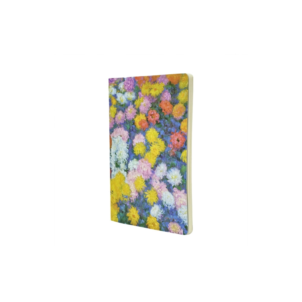 Produktbild för Monet’s Chrysanthemums A4 Dot-Grid Cahier (häftad, eng)