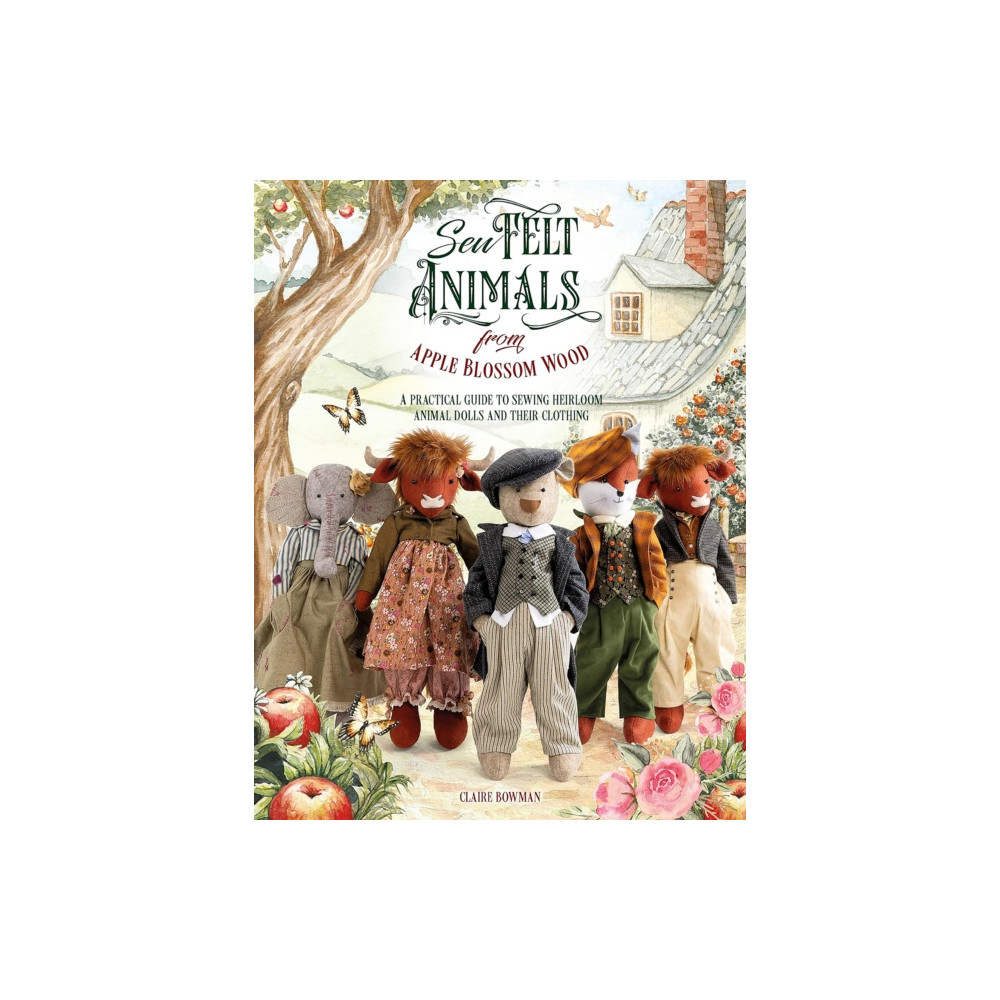 Produktbild för Sew Felt Animals from Apple Blossom Wood (häftad, eng)