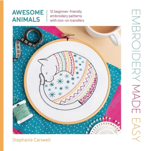 David & Charles Embroidery Made Easy: Awesome Animals (häftad, eng)