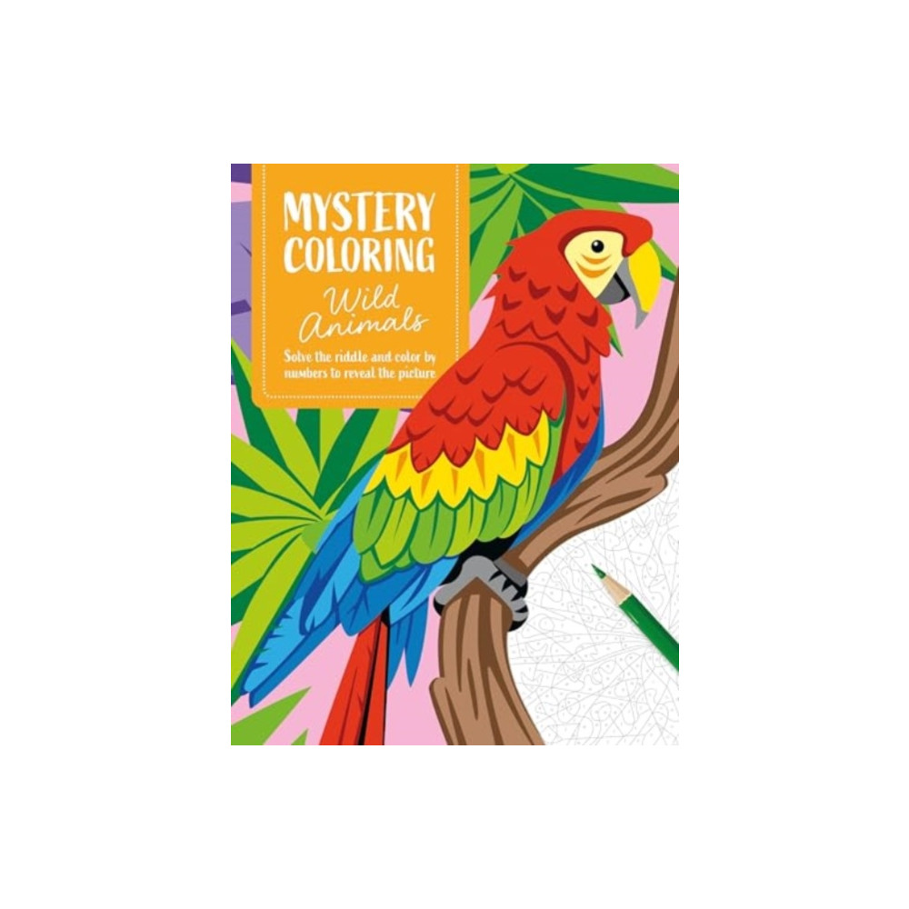 Produktbild för Mystery Coloring Wild Animals (häftad, eng)