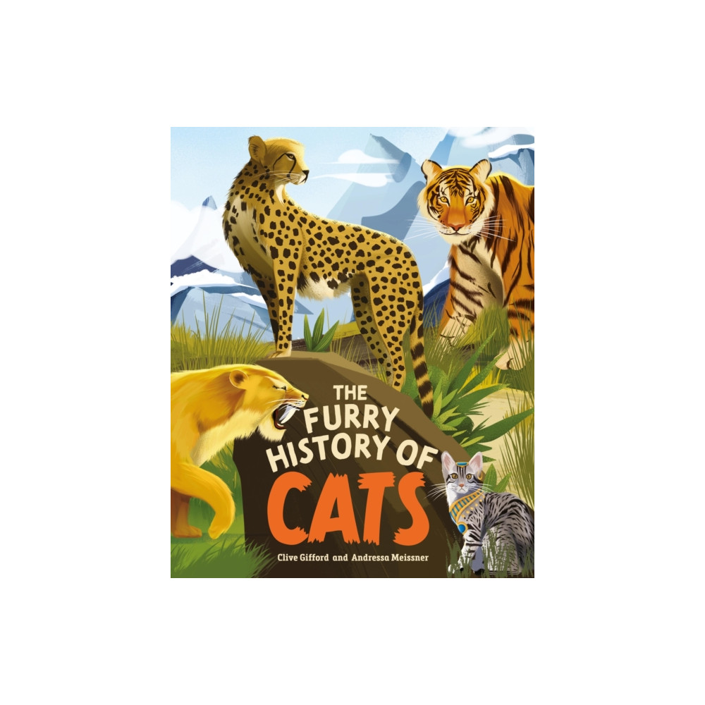 Produktbild för The Furry History of Cats (inbunden, eng)