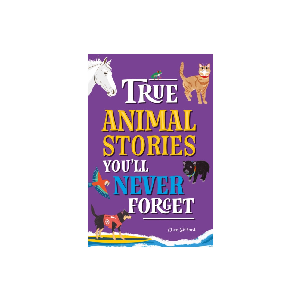 Produktbild för True Stories You'll Never Forget: True Animal Stories (häftad, eng)