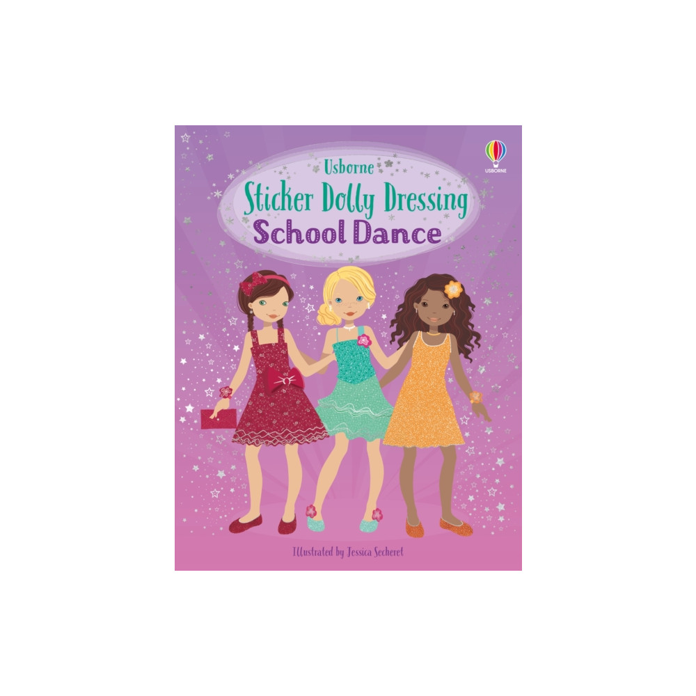 Produktbild för Sticker Dolly Dressing School Dance (häftad, eng)