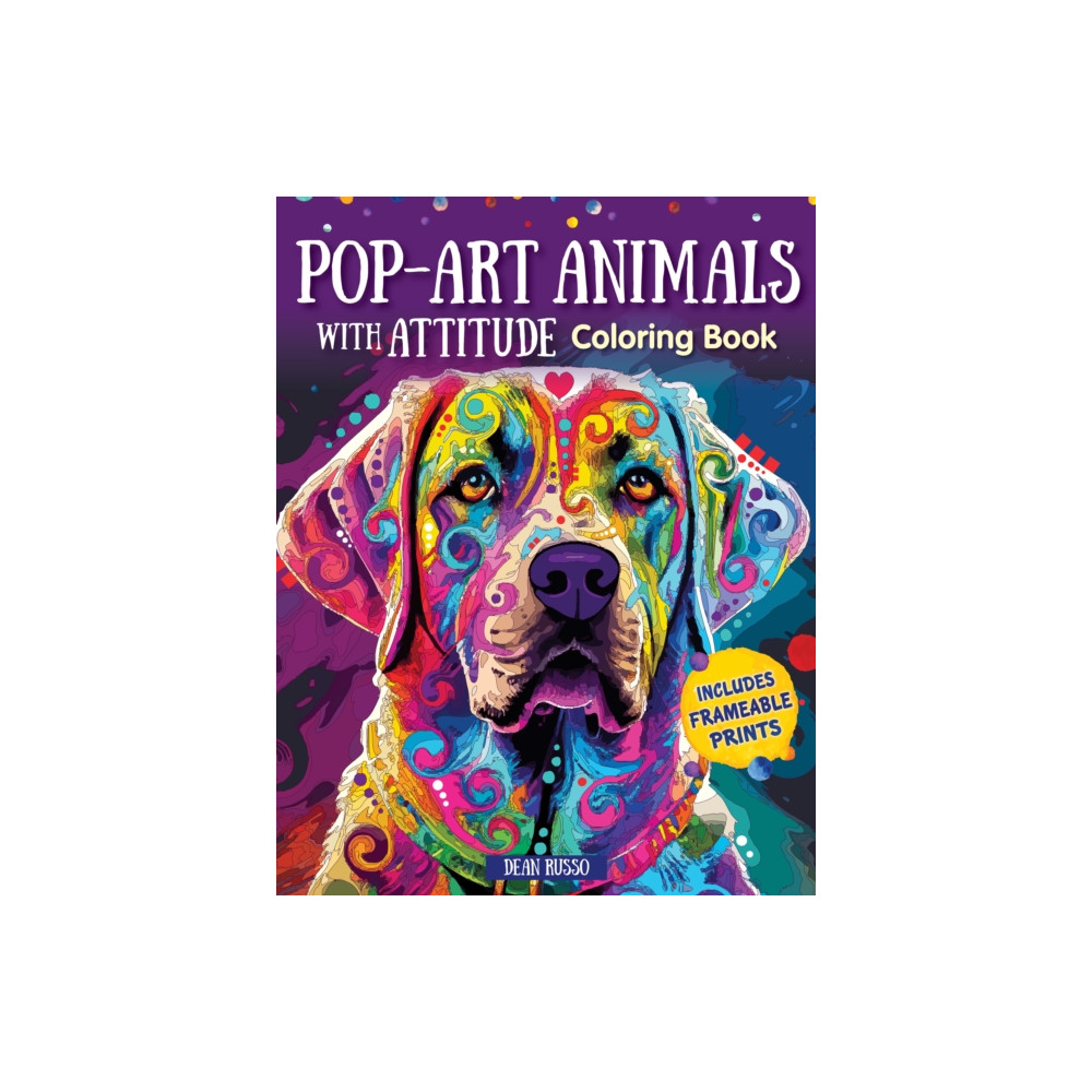 Produktbild för Pop Art Animals Coloring Book (häftad, eng)