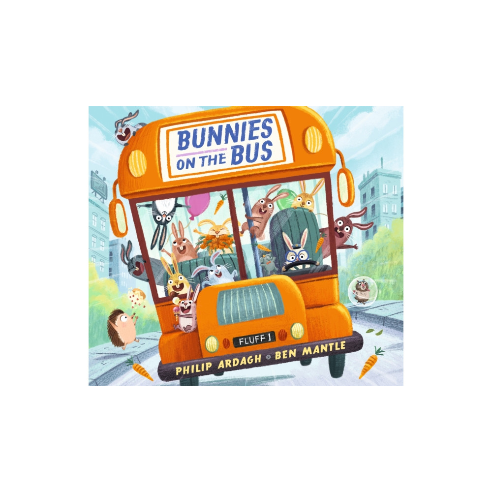 Produktbild för Bunnies on the Bus (bok, board book, eng)