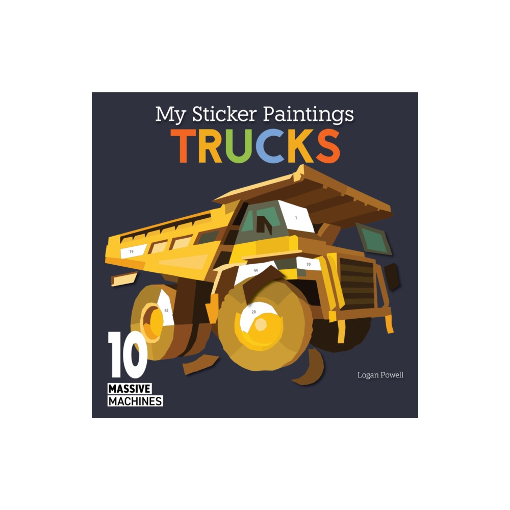 Produktbild för My Sticker Paintings: Trucks (häftad, eng)