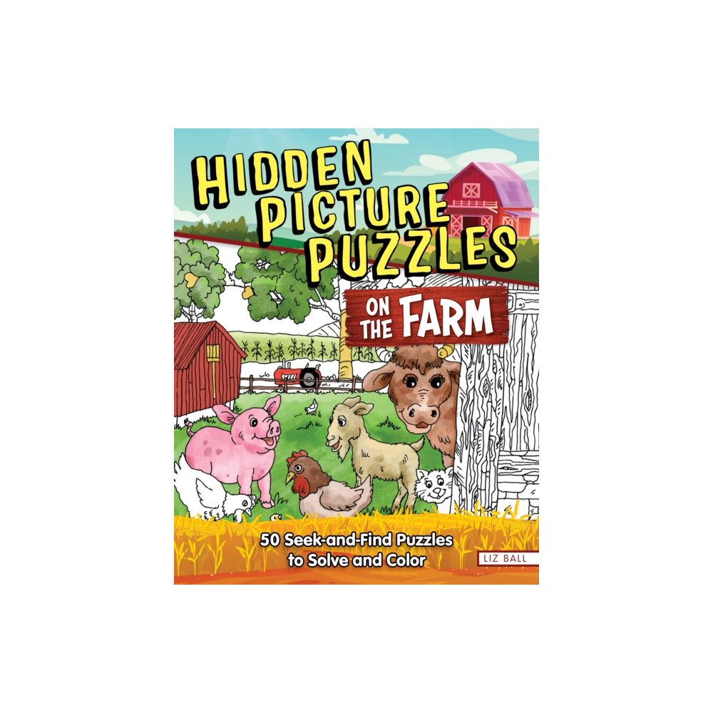 Produktbild för Hidden Picture Puzzles on the Farm (häftad, eng)