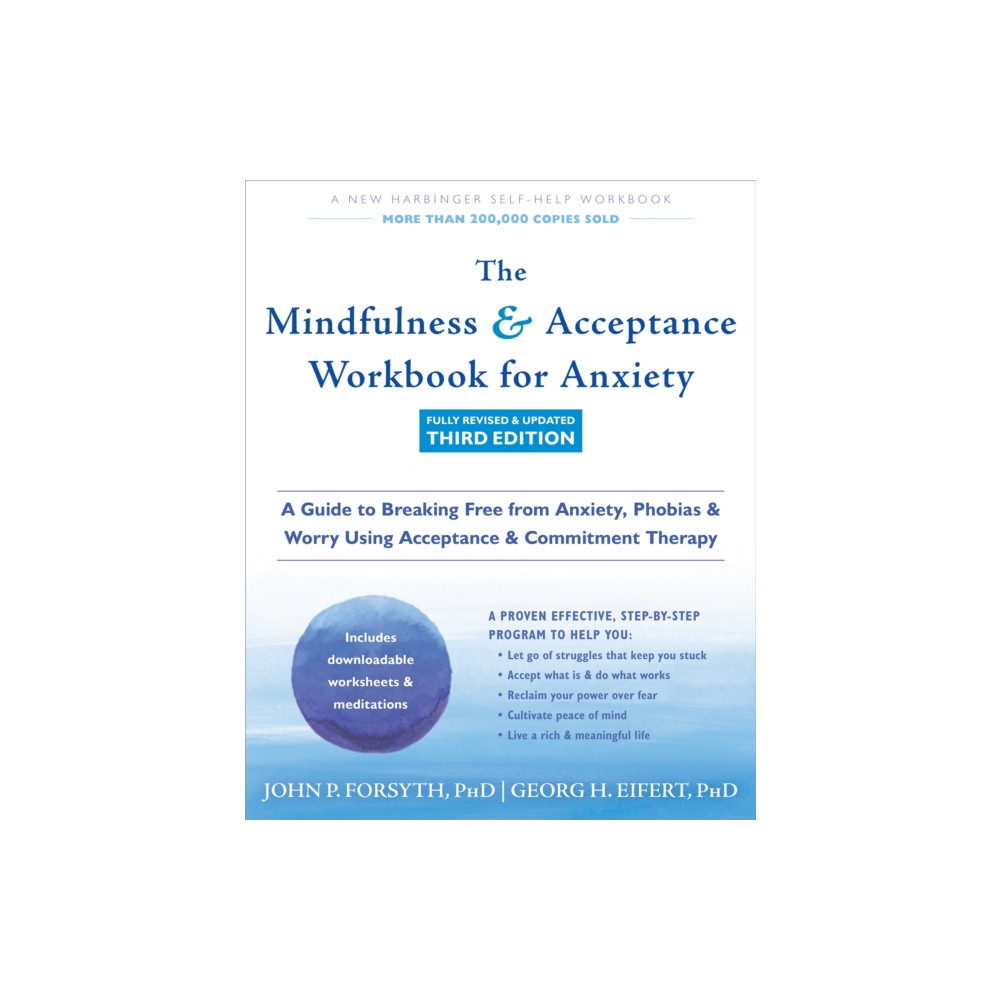 Produktbild för The Mindfulness and Acceptance Workbook for Anxiety (häftad, eng)