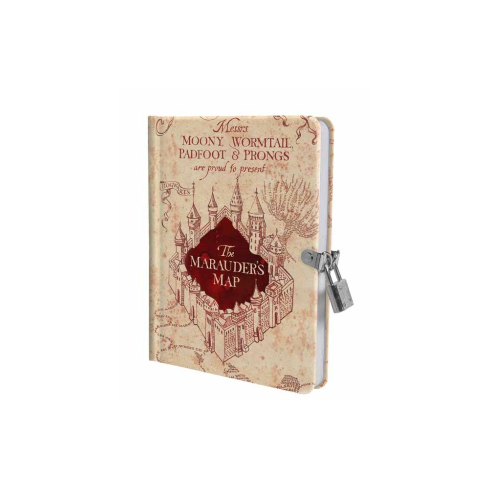 Produktbild för Harry Potter: Marauder's Map Lock and Key Diary (bok, eng)