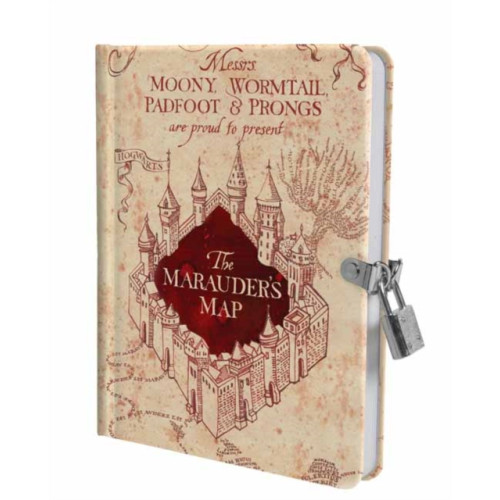 Insight Editions Harry Potter: Marauder's Map Lock and Key Diary (bok, eng)