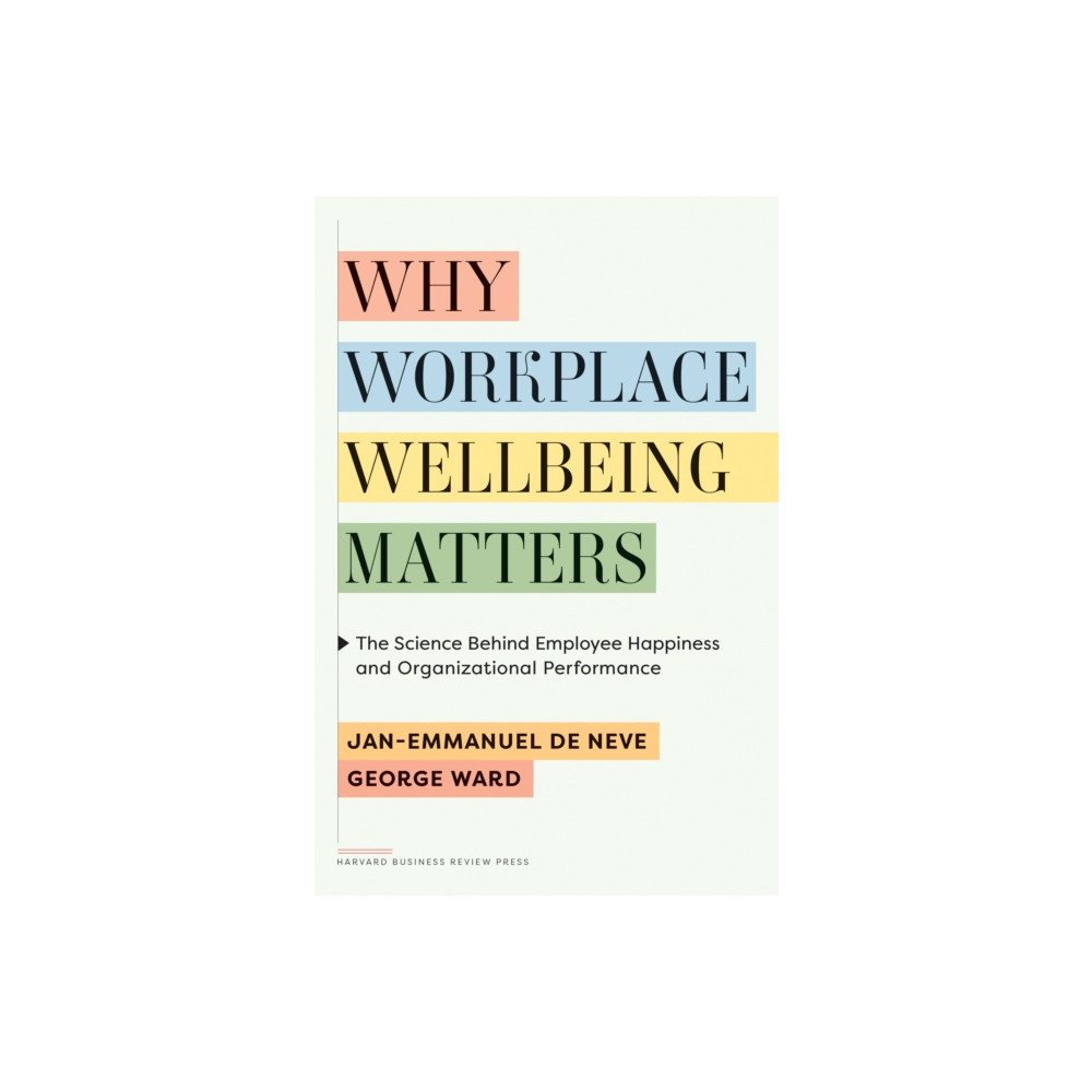 Produktbild för Why Workplace Wellbeing Matters (inbunden, eng)