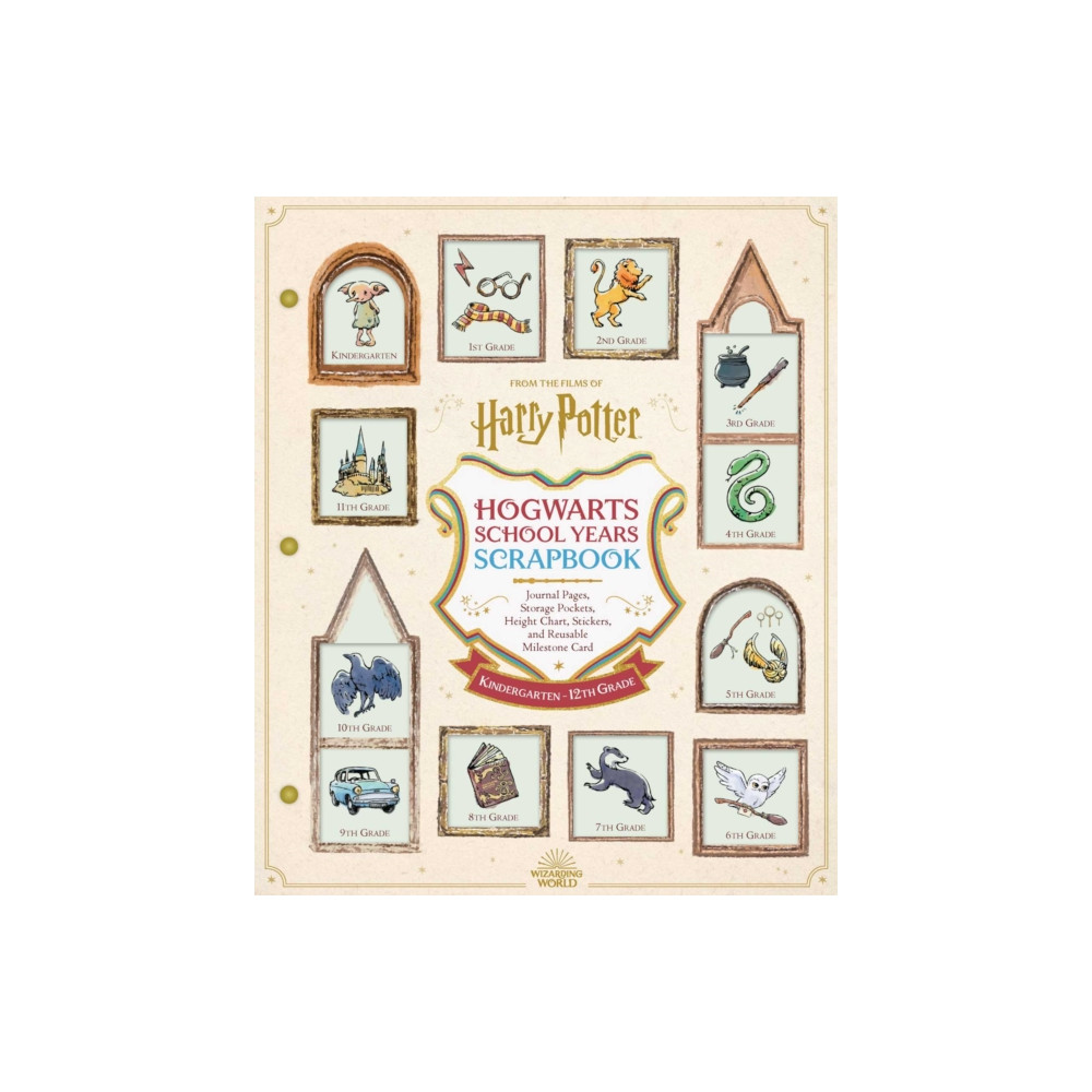 Produktbild för Harry Potter School Years Scrapbook (inbunden, eng)