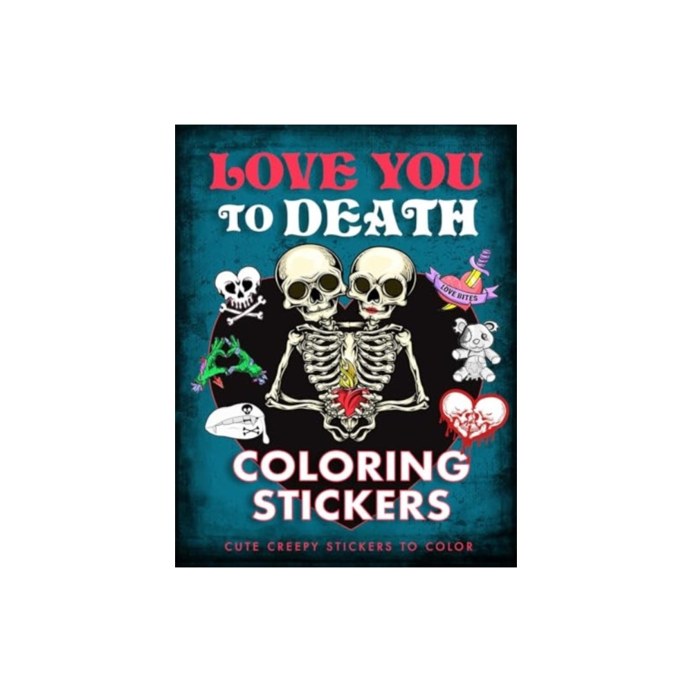 Produktbild för Love You to Death Coloring Stickers (häftad, eng)