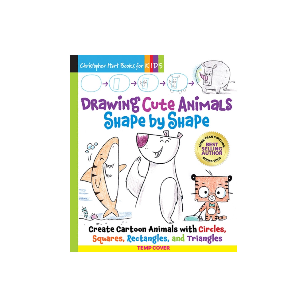 Produktbild för Drawing Cute Animals Shape by Shape (häftad, eng)
