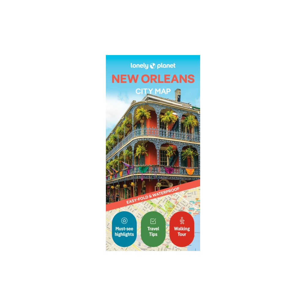 Produktbild för Lonely Planet New Orleans City Map