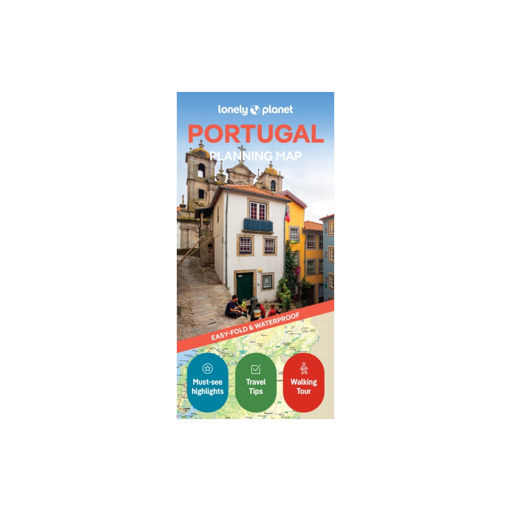 Produktbild för Lonely Planet Portugal Planning Map