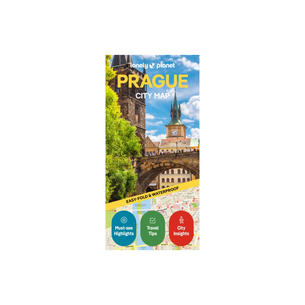 Produktbild för Lonely Planet Prague City Map