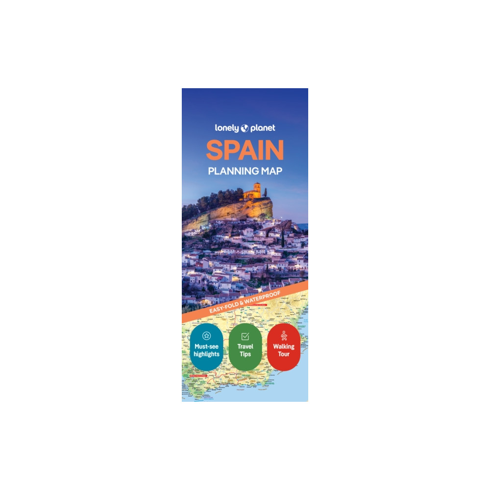 Produktbild för Lonely Planet Spain Planning Map
