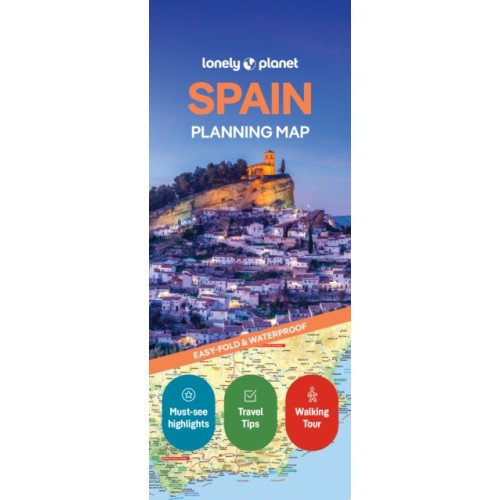 Lonely Planet Global Limited Lonely Planet Spain Planning Map
