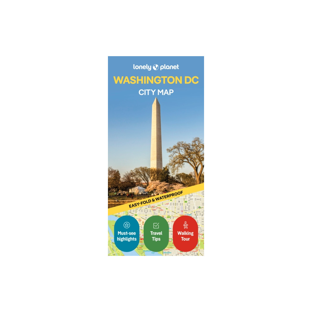 Produktbild för Lonely Planet Washington DC City Map