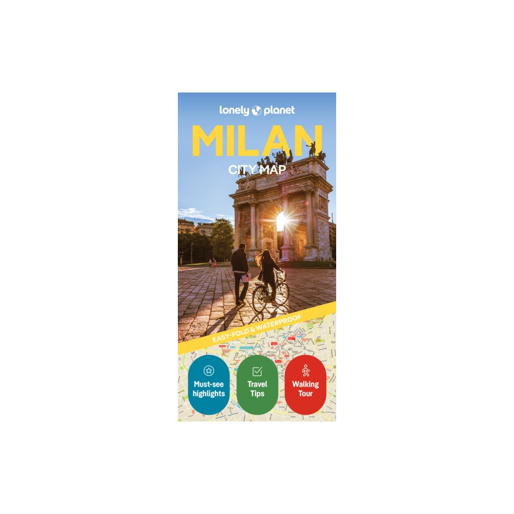 Produktbild för Lonely Planet Milan City Map