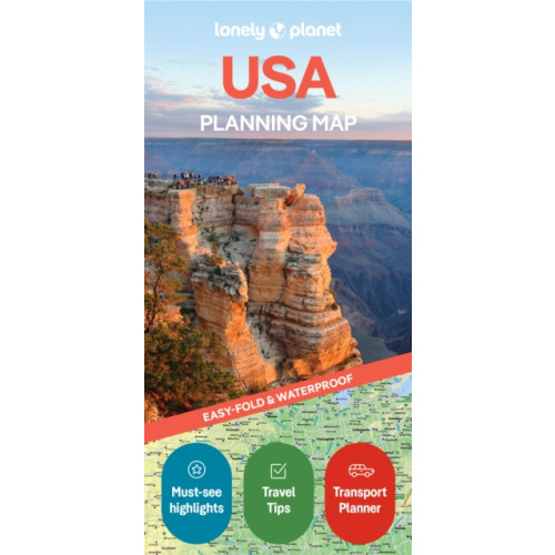 Lonely Planet Global Limited Lonely Planet USA Planning Map