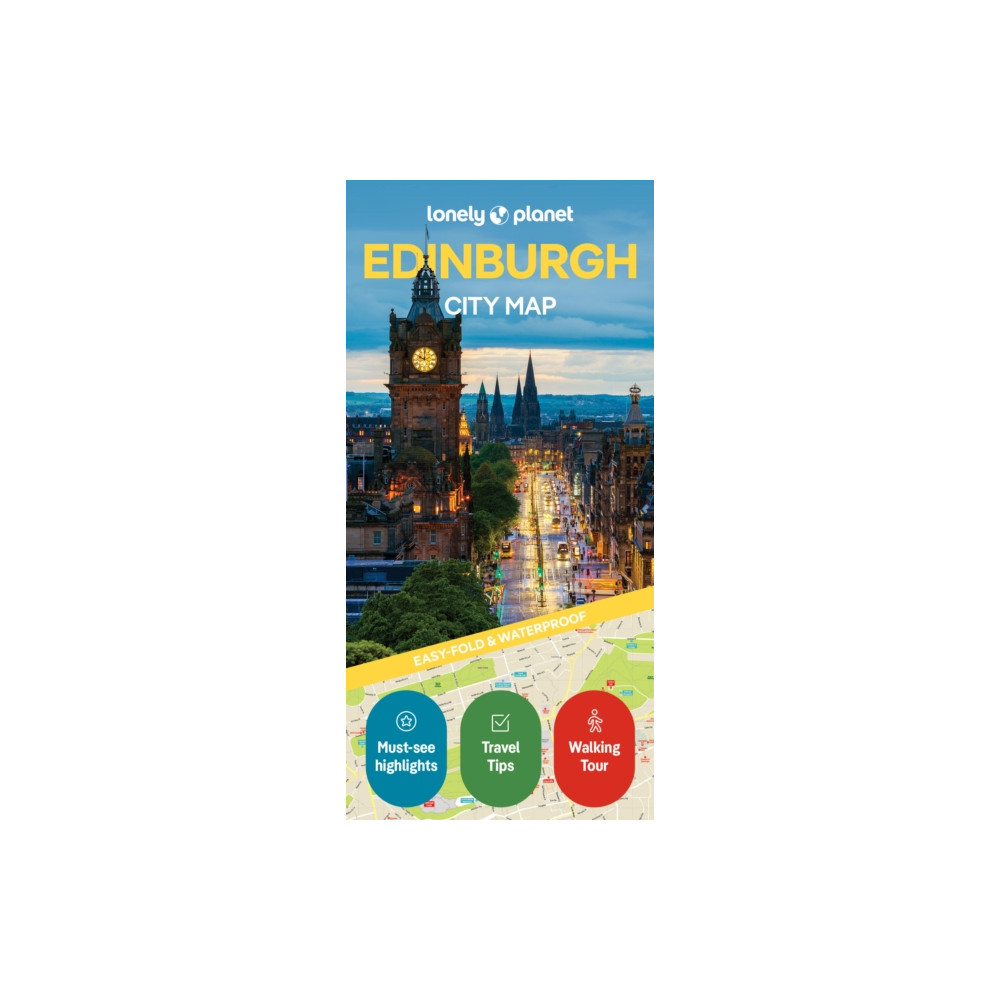 Produktbild för Lonely Planet Edinburgh City Map