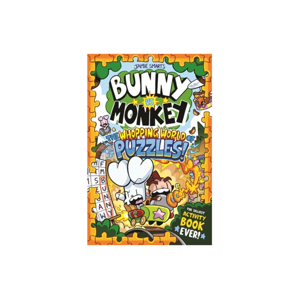 Produktbild för Bunny vs Monkey: The Whopping World of Puzzles (a Phoenix Comic Book, from the multi-million-selling creative genius Jamie Smart) (häftad, eng)