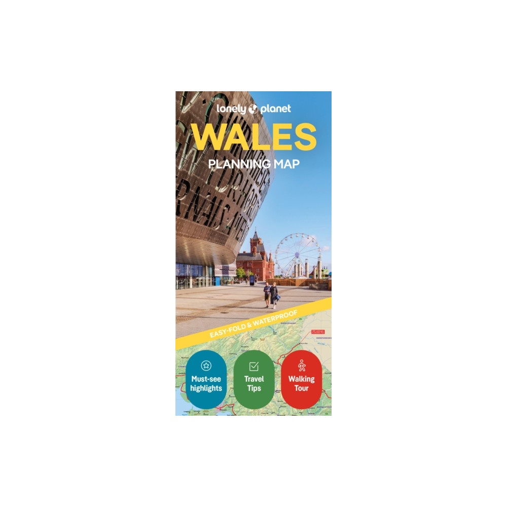 Produktbild för Lonely Planet Wales Planning Map