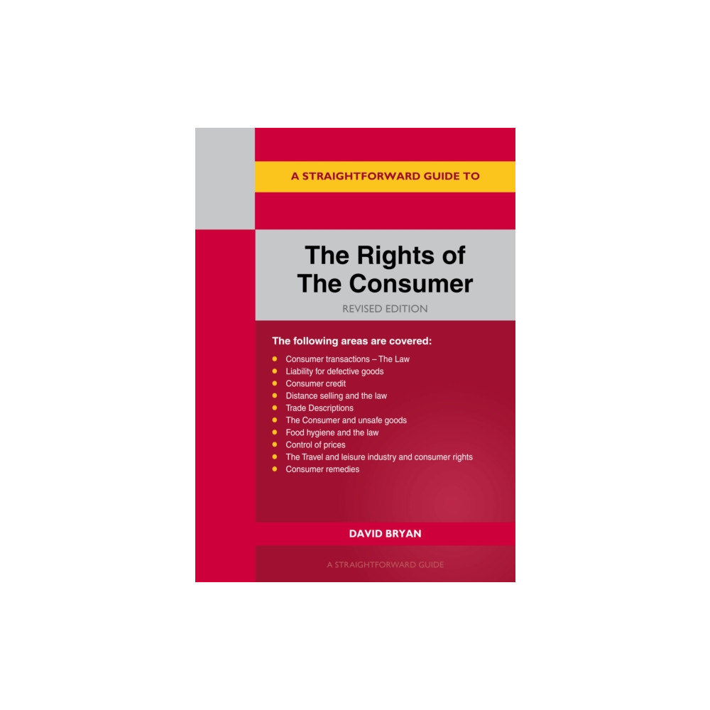 Produktbild för A Straightforward Guide to the Rights of the Consumer (häftad, eng)
