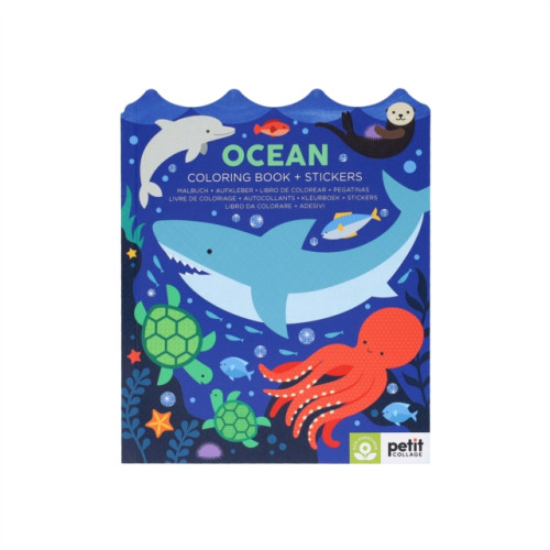 Chronicle Books Ocean Coloring Book + Stickers (häftad, eng)