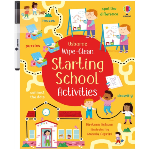 Usborne Publishing Ltd Wipe-Clean Starting School Activities (häftad, eng)