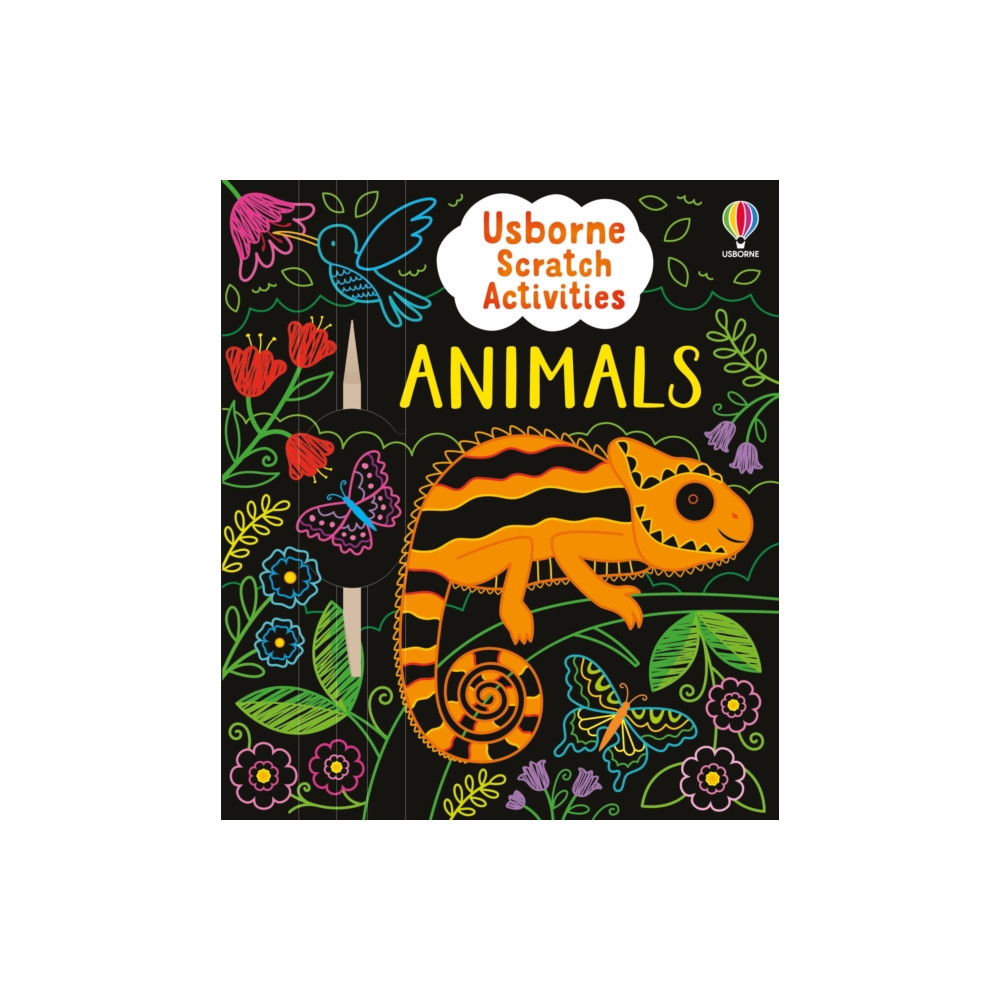 Produktbild för Usborne Scratch Activities Animals (häftad, eng)